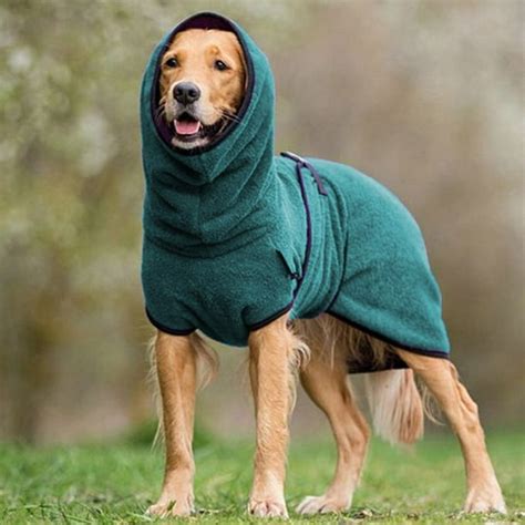 PWFE Winter Warm Dog Clothes Thicken Fleece Sweater For Dogs Pet Puppy Coat Soft Plush Hoodies ...