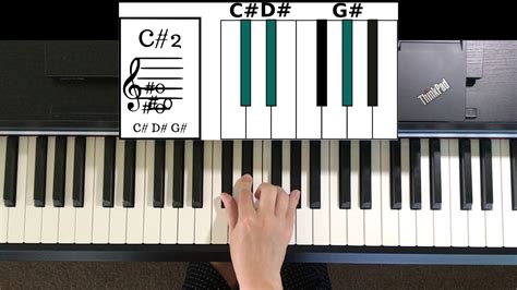 Csharp Piano Chords