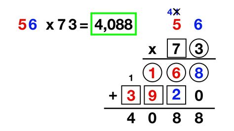 Standard Algorithm Multiplication 2 x 2 Digit Regrouping copy - YouTube