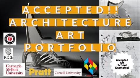 ACCEPTED ARCHITECTURE ART PORTFOLIO!Carnegie Mellon, Pratt ,Cooper ...