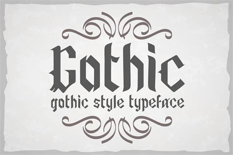 Gothic Vector vintage label simbols | Illustrations ~ Creative Market