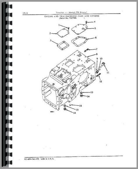 John Deere 70 Tractor Parts Manual