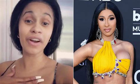 16 Pictures Of Cardi B Without Makeup That Will Shocked You