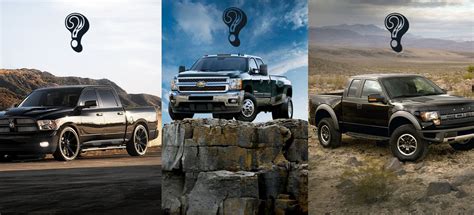 The Battle Of The Trucks: F-150 Vs. Dodge Ram Vs. Chevrolet Silverado ...