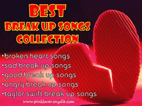 Best Break Up Songs – Pink Lover