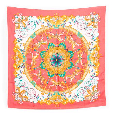 Shop authentic Hermes Printed Silk Scarf at revogue for just USD 199.00