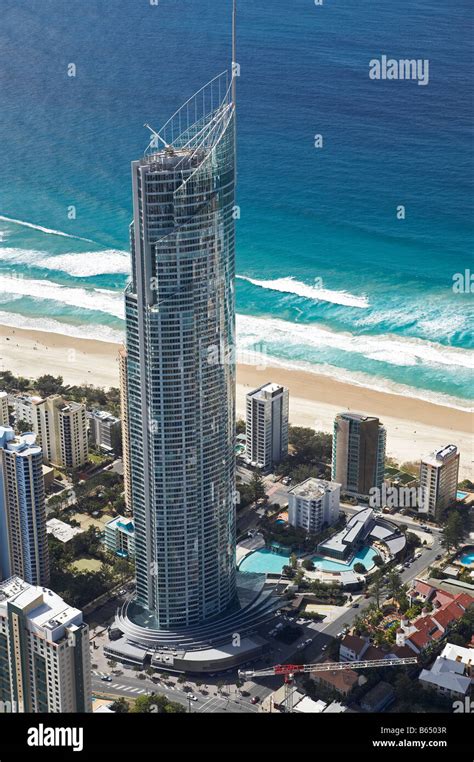 Q1 Skyscraper Surfers Paradise Gold Coast Queensland Australia aerial Stock Photo - Alamy