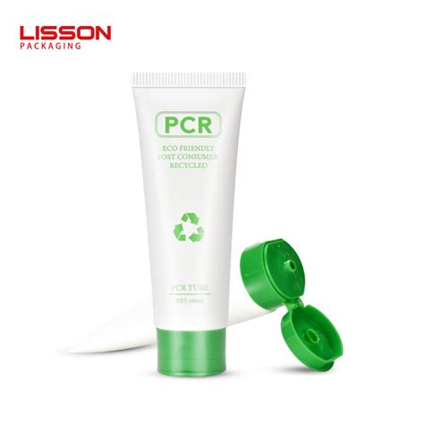 Custom Green Pcr Plastic Tube Packaging Oem Service | Lisson