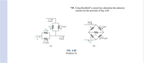 Solved *19. Using Kirchhoff's current law, determine the | Chegg.com