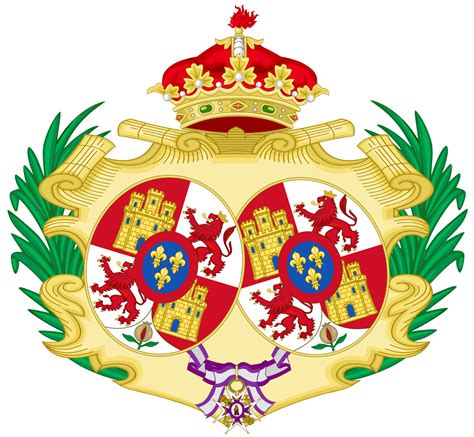 Infanta María Cristina of Spain (1833–1902) - Wikipedia | Coat of arms, Heraldry, Arm art