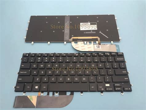 New English Keyboard For Dell Xps 15 7590 9550 9560 9570 Laptop English Keyboard Backlit ...