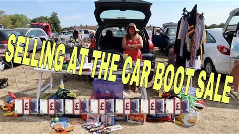 SELLING AT THE CAR BOOT SALE & WE MADE THIS MUCH 🙈 - YouTube