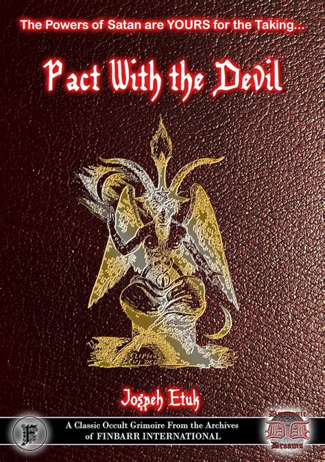 Pact With the Devil by Joseph Etuk Satanism Black Magic Occult - Etsy