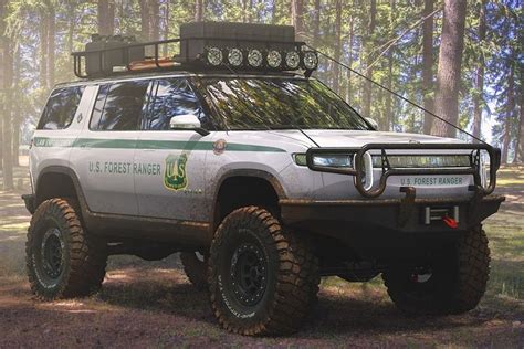 Rivian is the first 4x4 Electric Off-Road Car | VOLTPOT® | Forest ranger, Offroad, Ev truck