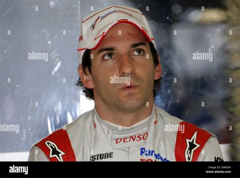 German Formula One driver Timo Glock of Toyota F1 pictured in the pits during the second ...