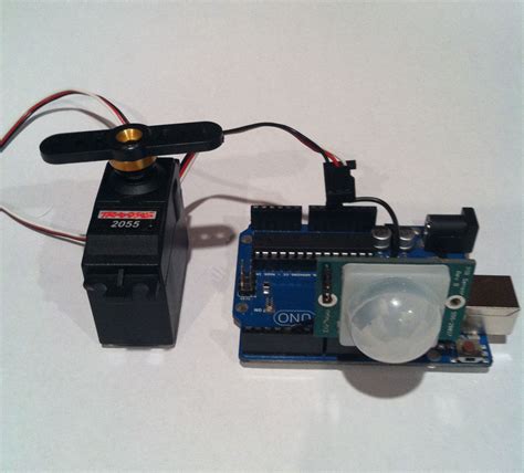 This is a basic motion activated servo that can be used in a wide variety of projects, and it is ...