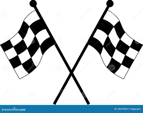 Car Racing Flags Stock Photos - Image: 14579553