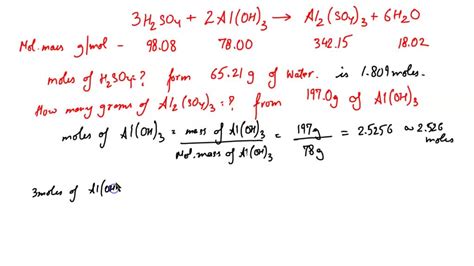 SOLVED: The following is an acid-base reaction between sulfuric acid ...