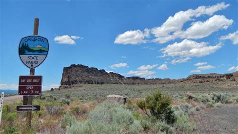 Fort Rock State Park Historical Marker