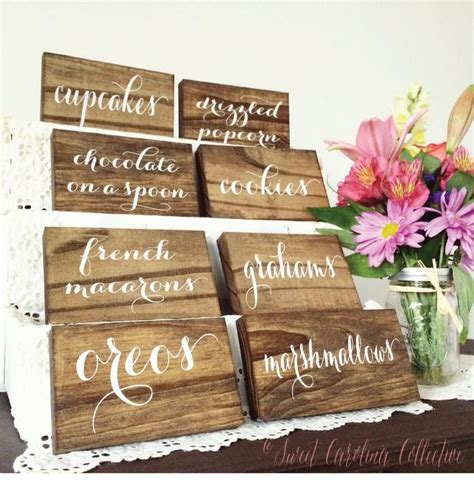 Pin by Sherry Bishop on Amanda’s Baby Shower | Candy buffet labels, Wedding food, Wedding buffet ...