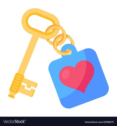 Love lock Royalty Free Vector Image - VectorStock