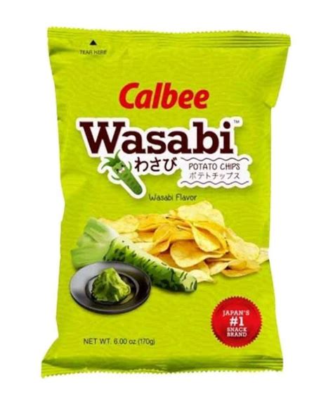 Jack 'n Jill Calbee Potato Chips Wasabi Flavor -170g | Lazada PH