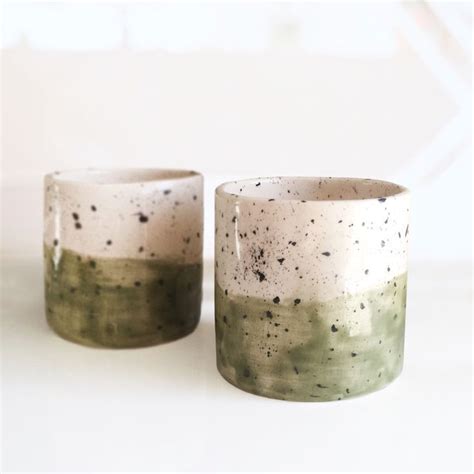 Handmade Speckled Ceramic Mug • El Yapımı Benekli Seramik Bardak | Pottery handbuilding ...