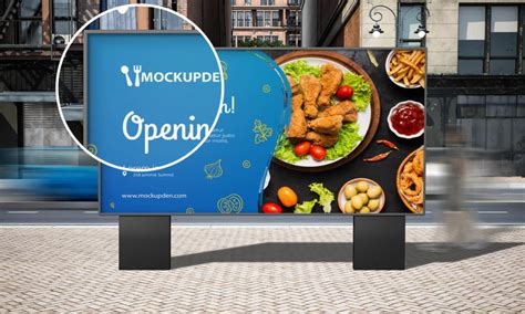 Horizontal Banner Mockup PSD Free Template - Mockup Den