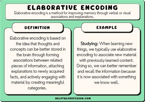 Elaborative Encoding: 10 Examples & Definition (2024)