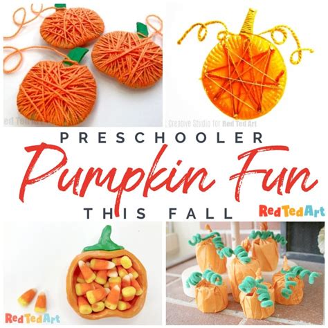 Pumpkin Crafts for Preschool - Red Ted Art - Easy Kids Crafts