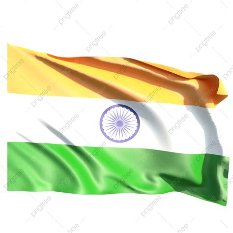 India Flag Waving, India Flag Waving Transparent, India Flag, India Flag With Pole PNG ...