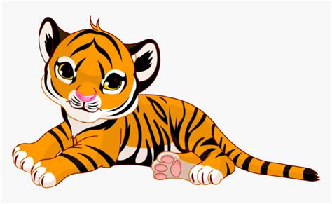 Tiger Cub Clip Art, HD Png Download - kindpng