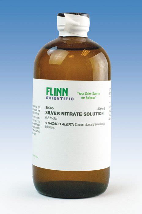 Flinn Chemicals, Silver Nitrate Solution