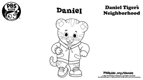 Daniel Tiger Coloring Page | Kids Coloring… | PBS KIDS for Parents