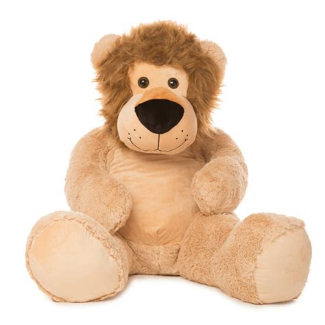 Best Made Toys 55" Jumbo Lion Giant Plush Animal - Over 4 feet tall ...