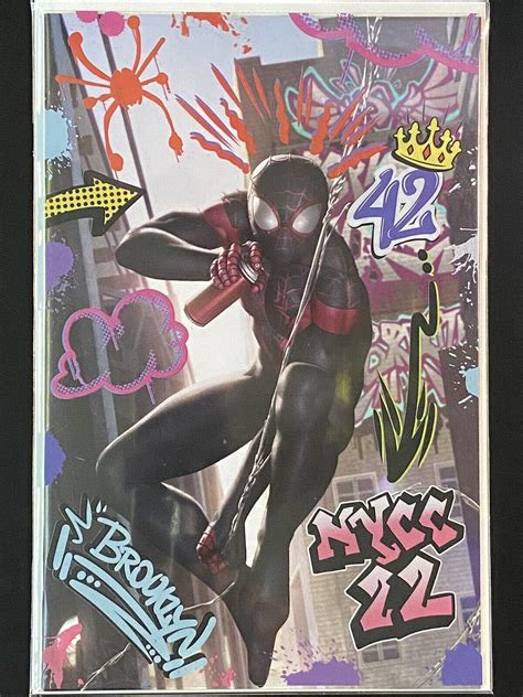 Miles Morales Spider-Man #42 NYCC GRAFFITI VARIANT (Limited To 500) for Sale - ScienceAGogo