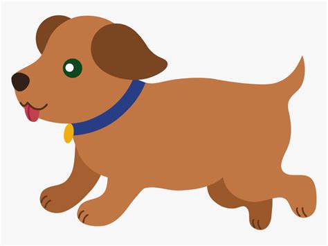 Cute Dog Clipart Running - Brown Dog Clipart Png, Transparent Png , Transparent Png Image - PNGitem