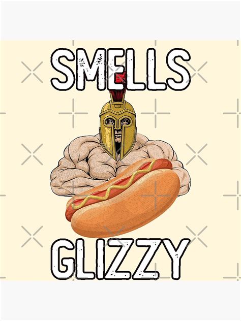 "Glizzy Gladiator Hot Dog" Poster by Rawsky | Redbubble