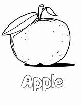 Apple Coloring Pages Free Printable  sketch template