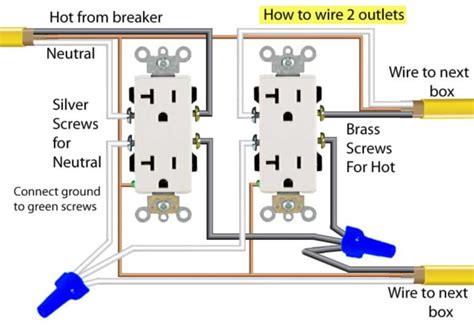 Double Receptacle Wiring Diagram