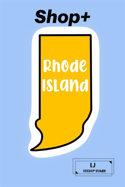 Show you're from Rhode Island with this Rhode Ilsand State Sticker! For more information about ...