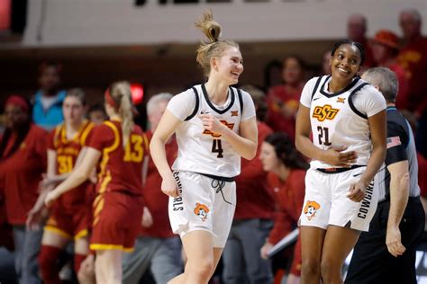 Oklahoma State Cowgirls hold off No. 20 Iowa State Cyclones women's basketball