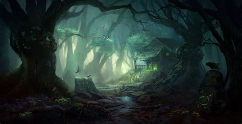 Mystic Forest by Giao Nguyen | Fantasy landscape, Fantasy pictures ...