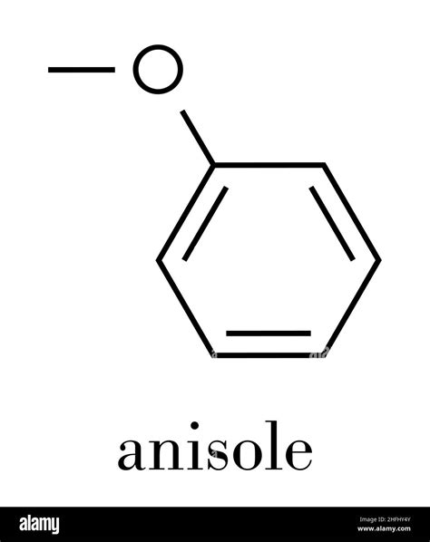 Anisole molecular Imágenes vectoriales de stock - Alamy