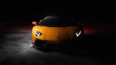 Yellow Lamborghini Aventador Front Wallpaper,HD Cars Wallpapers,4k Wallpapers,Images,Backgrounds ...