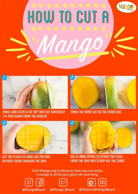 How to Cut a Mango Step by Step Video Guide | National Mango Board