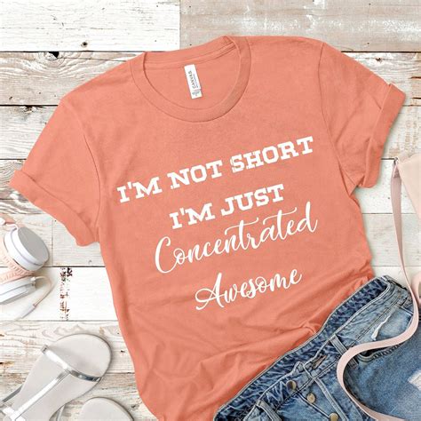 Excited to share this item from my #etsy shop: Im concentrated awesome shirt | short girl shirt ...