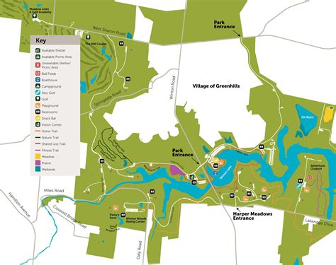 Image result for sharon woods map | Picnic area, Wood map, Nature trail