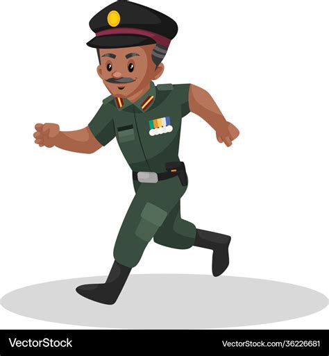 Army man cartoon Royalty Free Vector Image - VectorStock