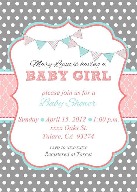 Baby Shower Invites Etsy | FREE Printable Baby Shower Invitations Templates